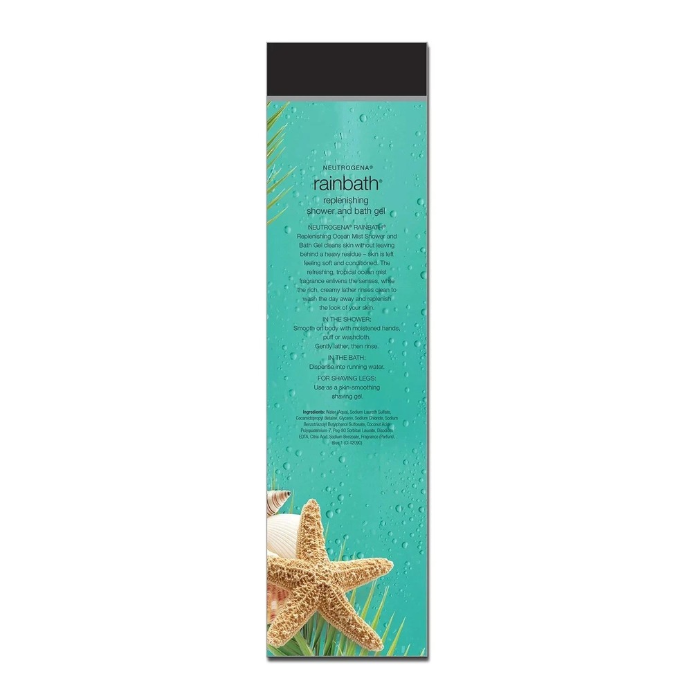 Neutrogena Rainbath Ocean Mist Replenishing Shower and Bath Gel 40 oz - Picture 3 of 7